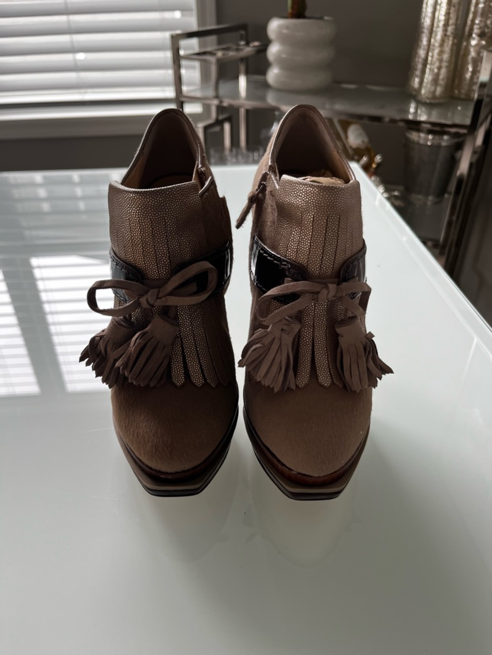 NIB Cole Haan Kiltie Booties - Picture 2 of 6